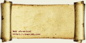 Zorana Michaud vizit kartica